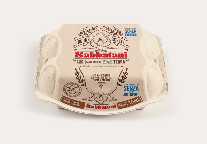 Sabbatani - uova senza antibiotici - pack 6
